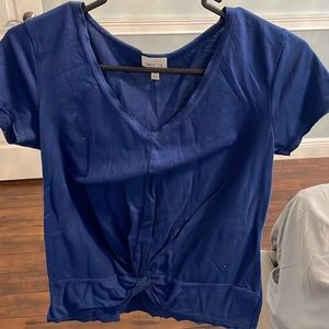 Blue juniors t shirt